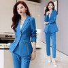 西装套装春秋高级感时尚气质干练修身收腰职业装两件套HBLJRA687 商品缩略图2