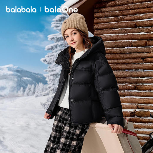 巴拉巴拉balaOne童装女童羽绒服2025年新款保暖外套上衣冬季时尚 商品图2