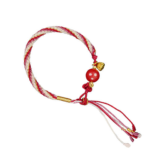 【普陀山】五行单珠-火 | 火明 · 悟道结 师傅手工绳编手串 商品图4