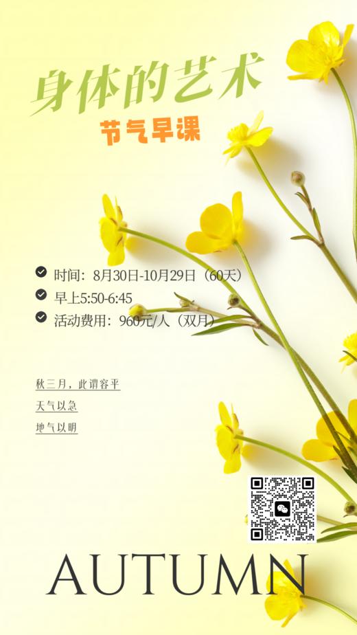 节气早课双月卡（身体的艺术） 商品图0