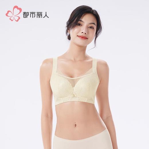 都市丽人内衣女士内衣蕾丝内衣文胸软钢圈无排扣YBH3S5 商品图1