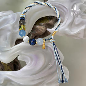 【普陀山】五行五珠款-水 | 水月 · 海潮音 师傅手工编织手绳
