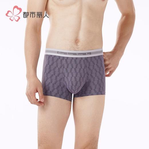 都市丽人内裤男士内裤锦纶内裤明筋平角内裤男内裤FKHC55 商品图1
