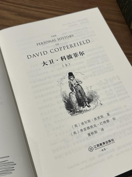 限量珍藏版《大卫·科波菲尔》荷兰进口漆布+三面书口鎏金+丝印花纹 商品图9