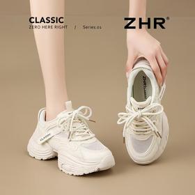 【绮梦漫步老爹鞋】 ZHR 则则5.5cm老爹鞋圆头系带厚底女鞋5585975