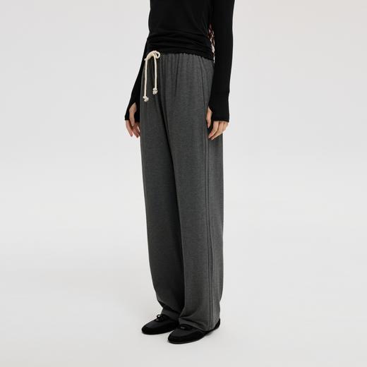 oneup垂坠柔软弹力抽绳休闲裤 商品图3