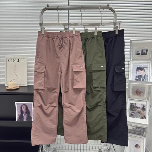 D082123单勾印花大口袋工装休闲长裤束脚卫裤 商品图0