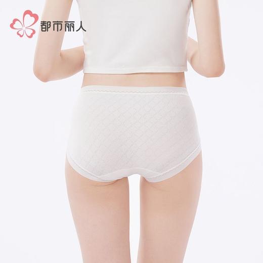 都市丽人内裤女士棉提花内裤女士平角内裤女内裤纯棉内裤LKH5V4 商品图3