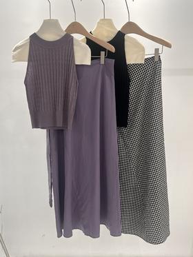 【门店同款】ENJOY秋季针织上衣配绑带半裙 164543669