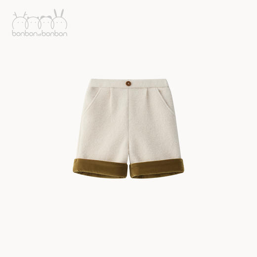 对比色圈圈呢短外套/短裤/长裤 商品图5