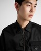 P.R.D 黑色标志徽标 拉链翻领薄款长袖夹克 WT867 商品缩略图1