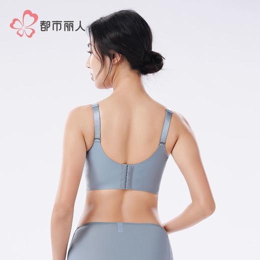 都市丽人内衣蕾丝内衣塑身文胸无调整型文胸无钢圈四排四扣LJH1K9 商品图3