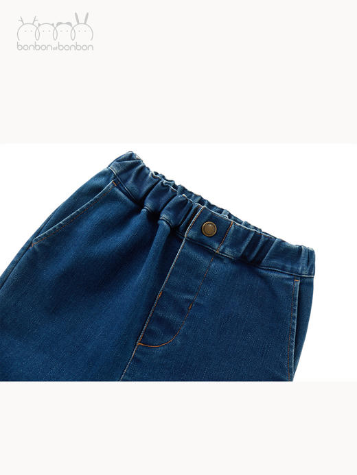 廓形感牛仔长裤 商品图2