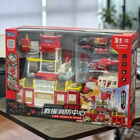 山姆多功能救援男孩消防车小演员大号玩具弹射惯性益智3到6岁生日礼物