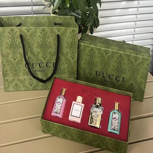 【直邮】七夕礼盒GUCCI/古驰全家福10+4小样套盒滚珠/古驰迷你香氛礼盒装四件套5ml*4瓶（绮梦茉莉罪爱女士花悦绮梦栀子）（无喷头） 商品图9