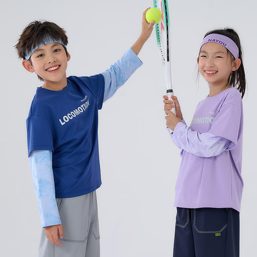 【7A抗菌】棉花堂简约潮趣高弹透气动感童装T恤——SD52015 商品图7