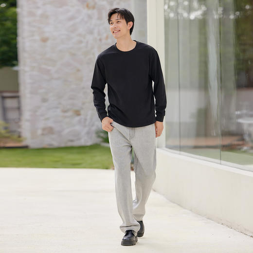 【门店同款】马恩MAXNEW2025秋新款复古水洗牛仔裤男弹力直筒长裤 商品图3