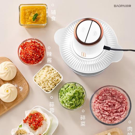 【买卖多】豹牌（BAOPAI）绞肉机 大容量 加厚玻璃杯体 四叶精钢刀头 BP-MG211绞肉机 2L 商品图3