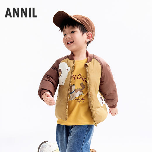 【实体店同款】男童短款羽绒服冬季新款安奈儿童装XB545449 商品图2