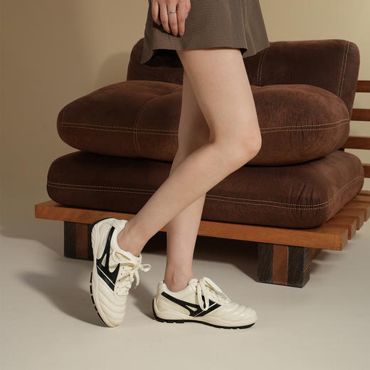 Westory2025年秋季全牛皮网球风运动鞋休闲百搭深口鞋小白鞋W25CM76591 商品图5