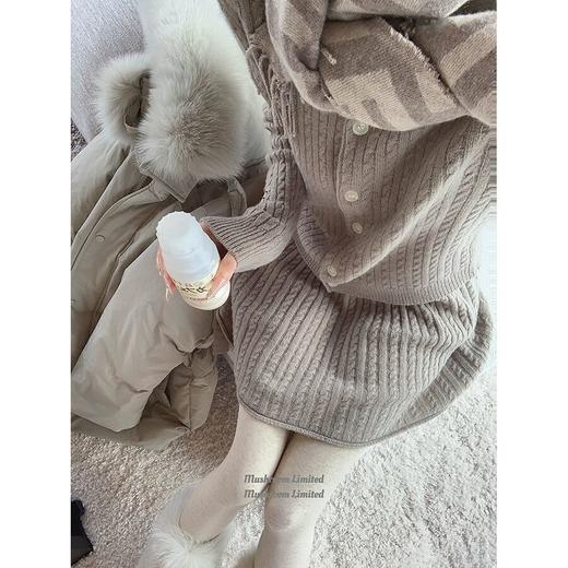 金蘑菇菇  少女时期·全羊毛手作绞花/100wool 少女老钱开衫 商品图6