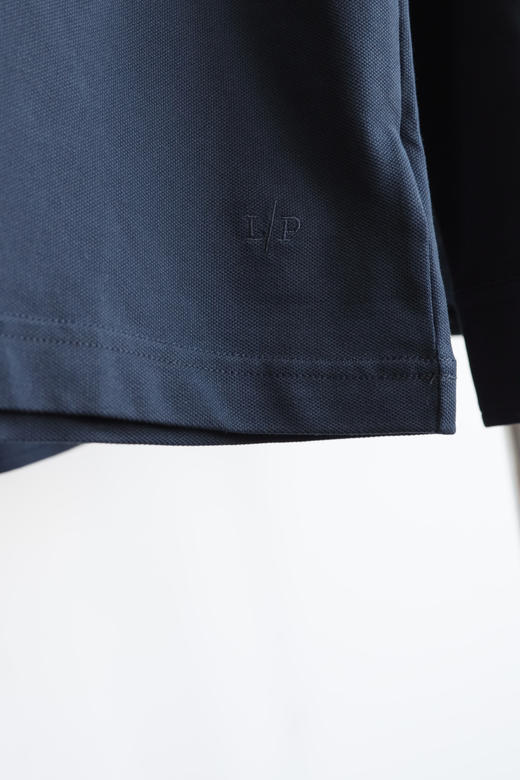 L/P 诺亚 深蓝色 长袖翻领POLO衫 CX210 商品图5