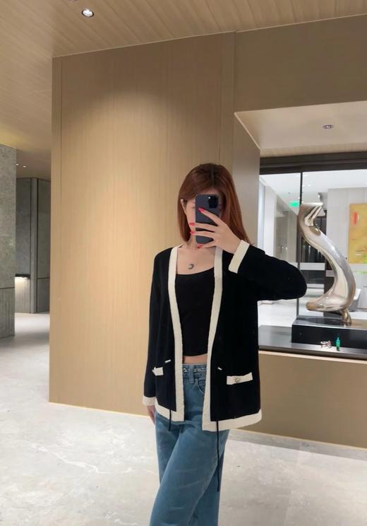 香奈儿25早秋新款手工坊系列拼色绑带开衫（TM） 商品图7
