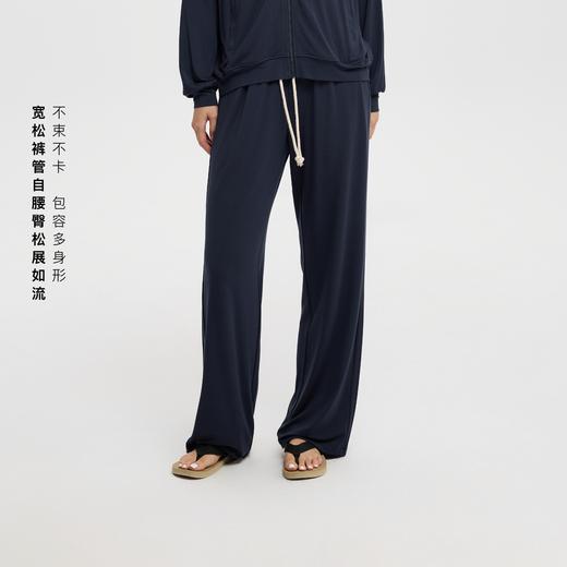 oneup垂坠柔软弹力抽绳休闲裤 商品图0
