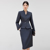 IWY/藏青色西装套裙女秋气质显瘦酒店前台接待工服珠宝店职业装25CS809 商品缩略图0