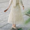 西子/亚麻新中式祥云纹提花改良马面裙/BQBH1497 商品缩略图4