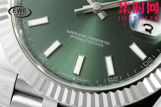 劳力士EWE日志型41系列 男士腕表 薄荷绿
机芯：搭载改Cal.3235 商品图4