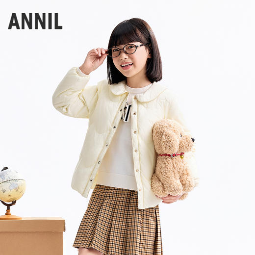 【实体店同款】女童短款羽绒服冬季新款安奈儿童装AG545458 商品图0