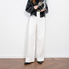 【莱赛尔】三彩2025秋季新款休闲裤中腰宽松阔腿裤长裤简约S 商品缩略图2