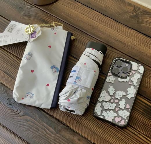 纯元福利款！wpc哆啦合作款  晴雨两用伞  出口订单   超轻200克黑胶涂层防uv100% 商品图2