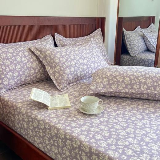 【觅瑾素雅文艺 A类亚麻混纺床笠】“会呼吸”的天然面料！A类母婴级 9种花色可选 一抹即平翻身不移位 商品图6