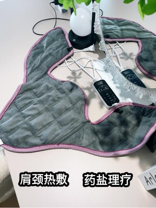 【草本海盐肩颈热敷包】救回我的 “僵硬脖”💥长期低头族、肩颈酸痛崩溃的姐妹看过来✅360° 包裹全方位热敷🔥恒温速热，覆盖整个肩背 商品图2