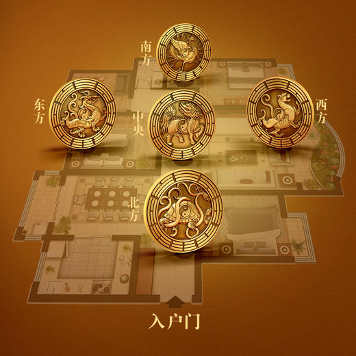 五方神兽铜钱 商品图7