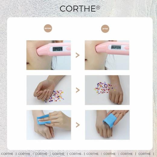 韩国院线进口，医美恢复期可用！敏感肌可用！CORTHE焕颜气垫水光气垫修复BB霜隔离养肤保湿遮瑕不卡粉持久 商品图3