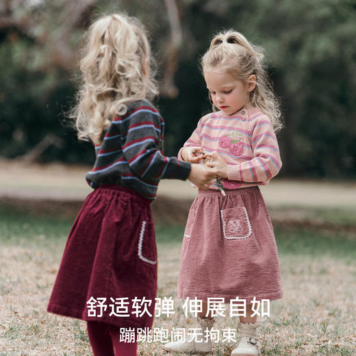 【宝宝服饰】嫚熙童装儿童毛衣秋季针织衫女童内搭上衣 商品图2