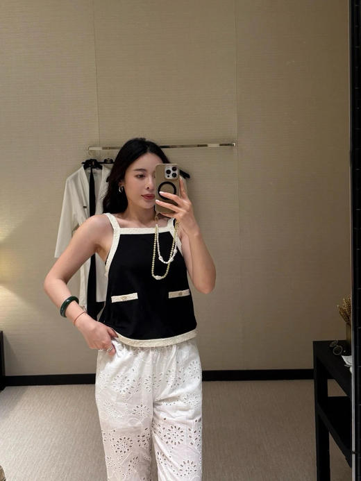 香奈儿25春夏新款手工坊系列拼色吊带（TM） 商品图1