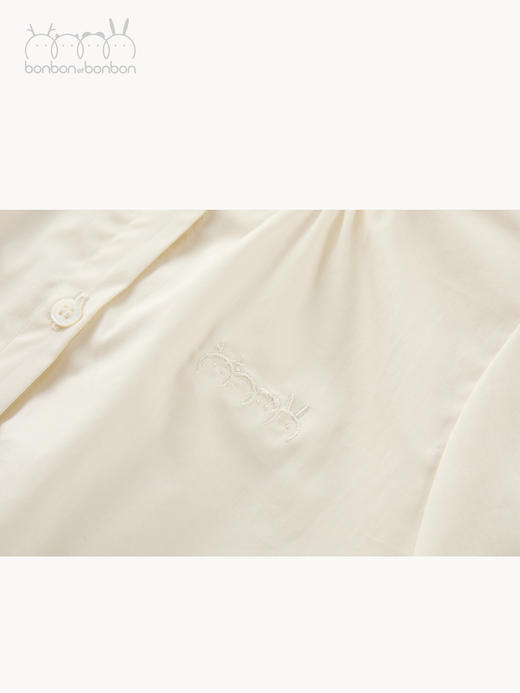 简约米白色衬衫 商品图2