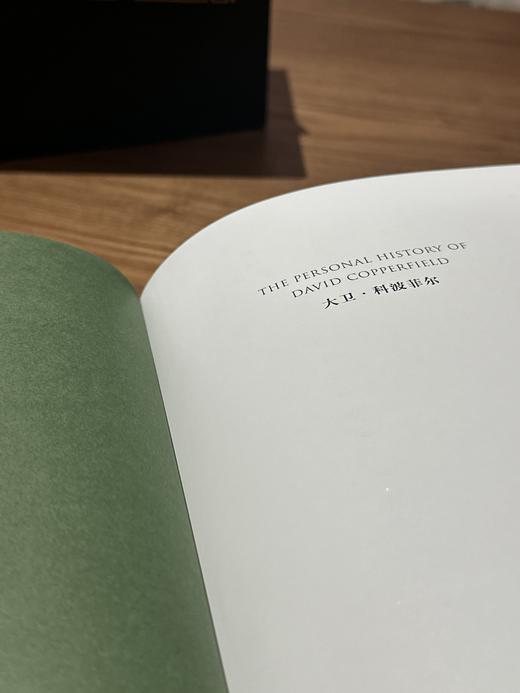 限量珍藏版《大卫·科波菲尔》荷兰进口漆布+三面书口鎏金+丝印花纹 商品图8