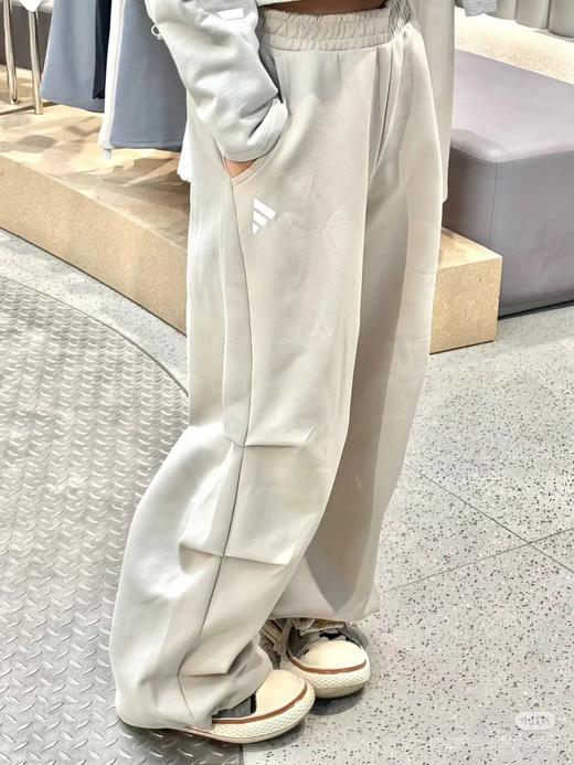 D082126针织舒适亲肤阔腿休闲长裤男女同款 商品图5