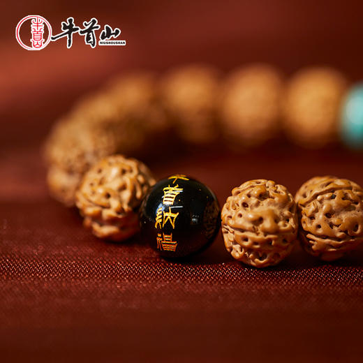 牛首山文创金刚菩提珠串系列南京文创纪念品手工编织手串男生礼物 商品图3