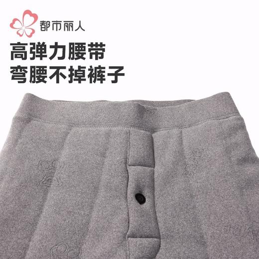 都市丽人打底裤男童保暖裤双面磨毛儿童多层厚九分裤童裤JLH4A2 商品图5