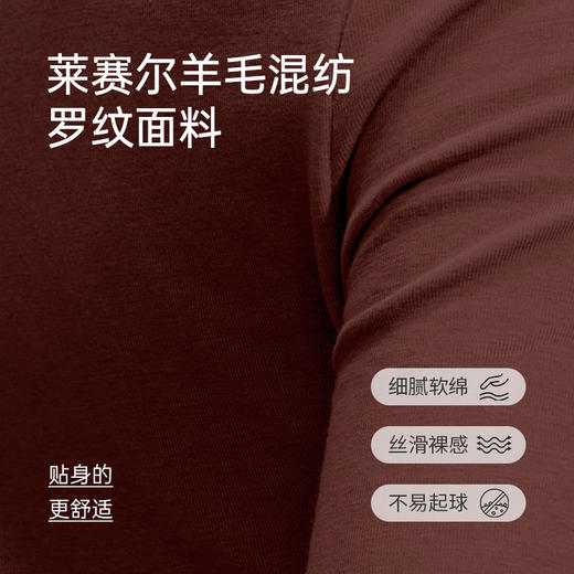 【秋上新】I'd爱帝女式莱赛尔羊毛V领长袖衫 商品图8