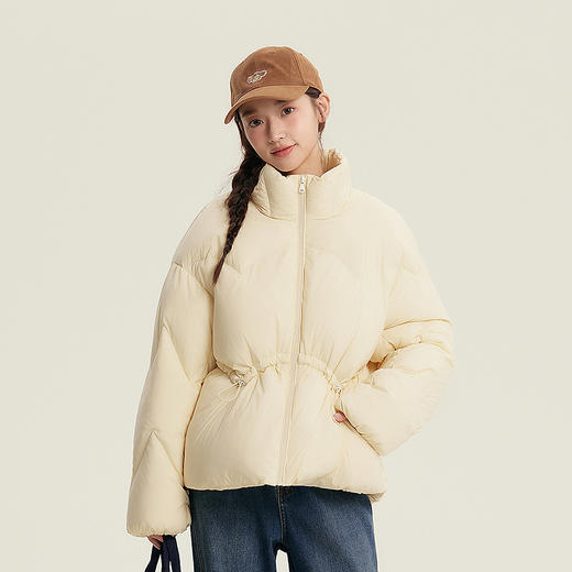 笛莎Deesha青少年女童羽绒服2025冬季女童短款立领羽绒服 商品图0
