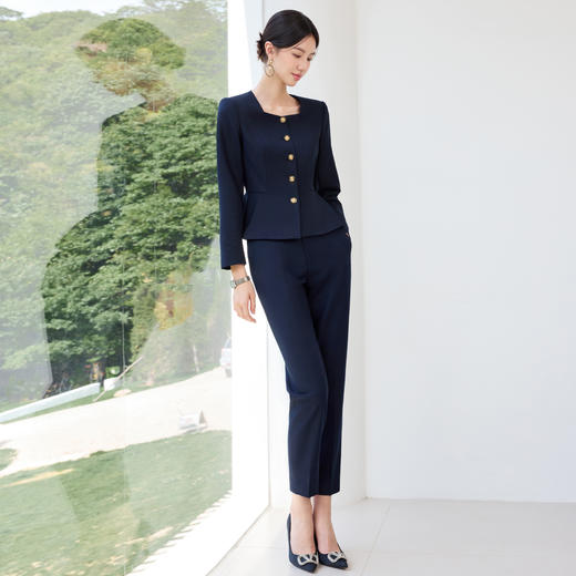 IWY/高端干练职业套装女正装西服置业顾问职业装西装售楼部通勤工作服25CP813 商品图3