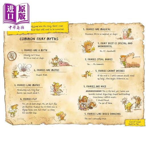 【中商原版】漫画章节书 鲁莽的小仙子 Unfairies 英文原版 儿童漫画故事绘本 爆笑全彩图画小说 搞笑幽默 进口童书 7岁以上 商品图3