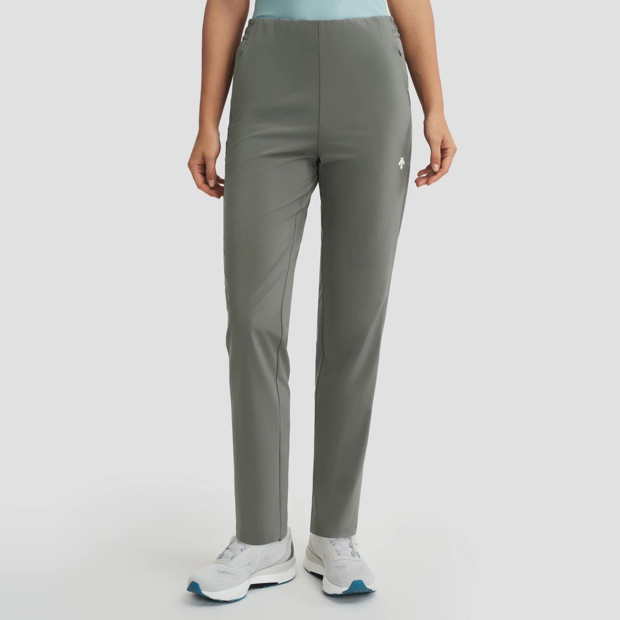 点此购买 迪桑特WOMEN'SRUNNING系列女士梭织运动长裤 QK 326010